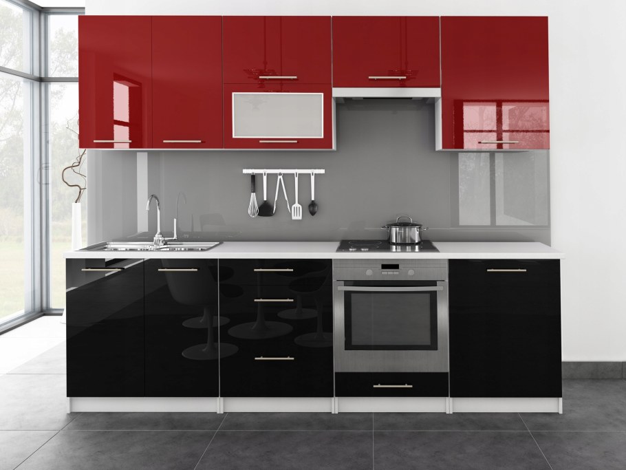 Кухня Ксения белый глянец 2.2 м