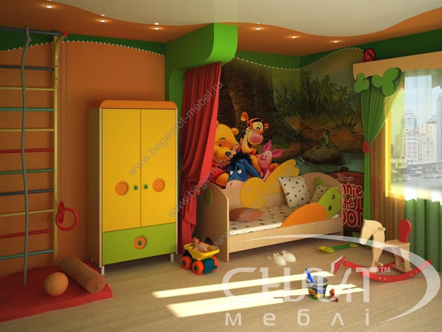 Комната для мальчика 3 года
