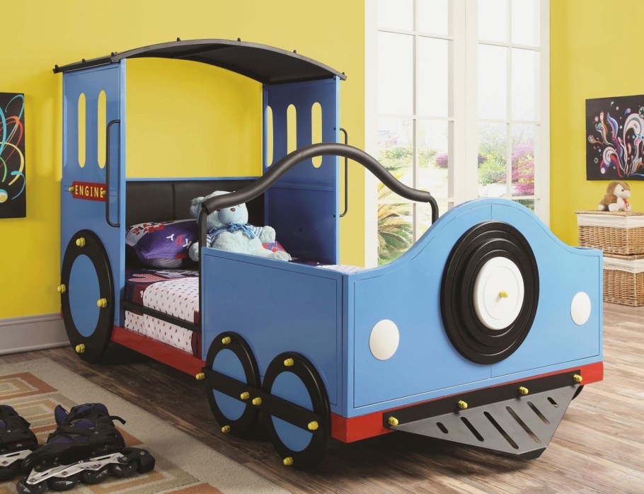 Кровать паровоз для мальчика