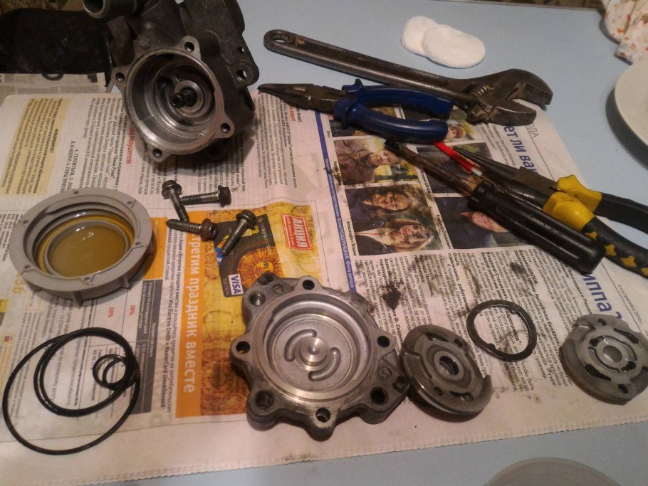 Ремкомплект насоса ГУРА Вито 638