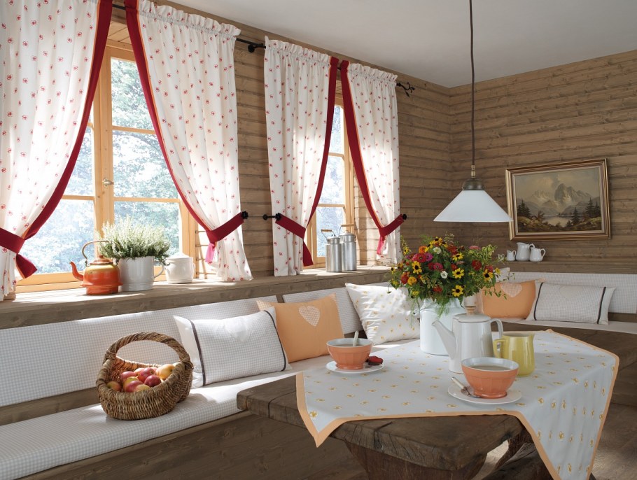 Занавески на дачу