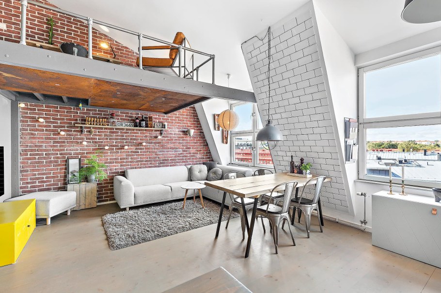 Диван лофт синий