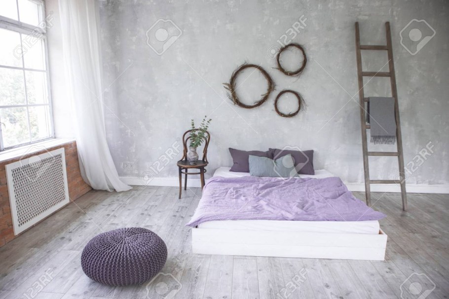 Гостиная в лиловых тонах