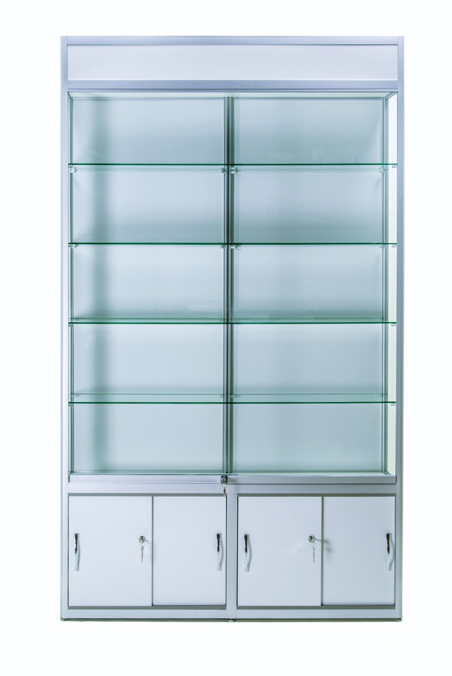 Витрина с распашными стеклянными дверцами модель 20527