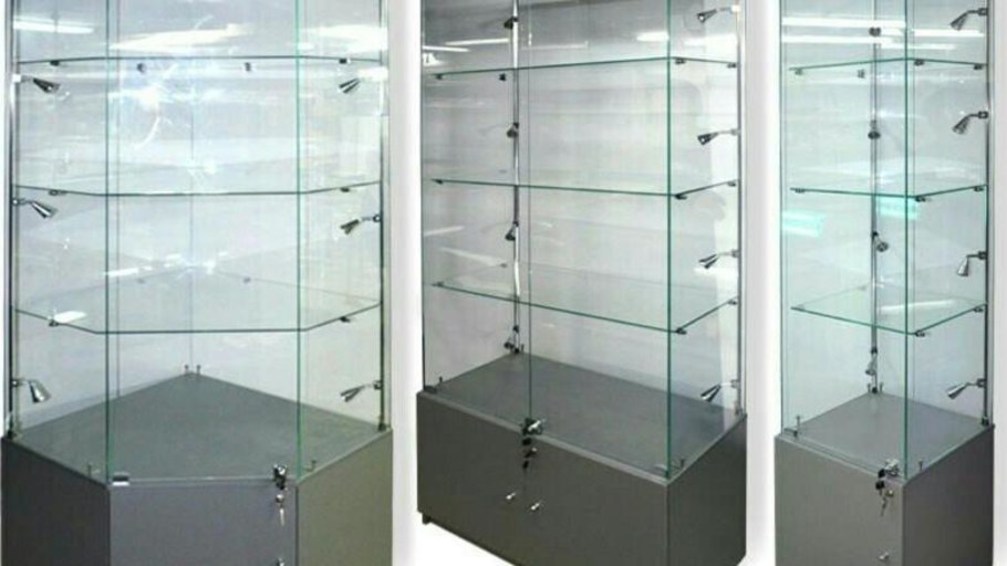 Витрина торговая стеклянная