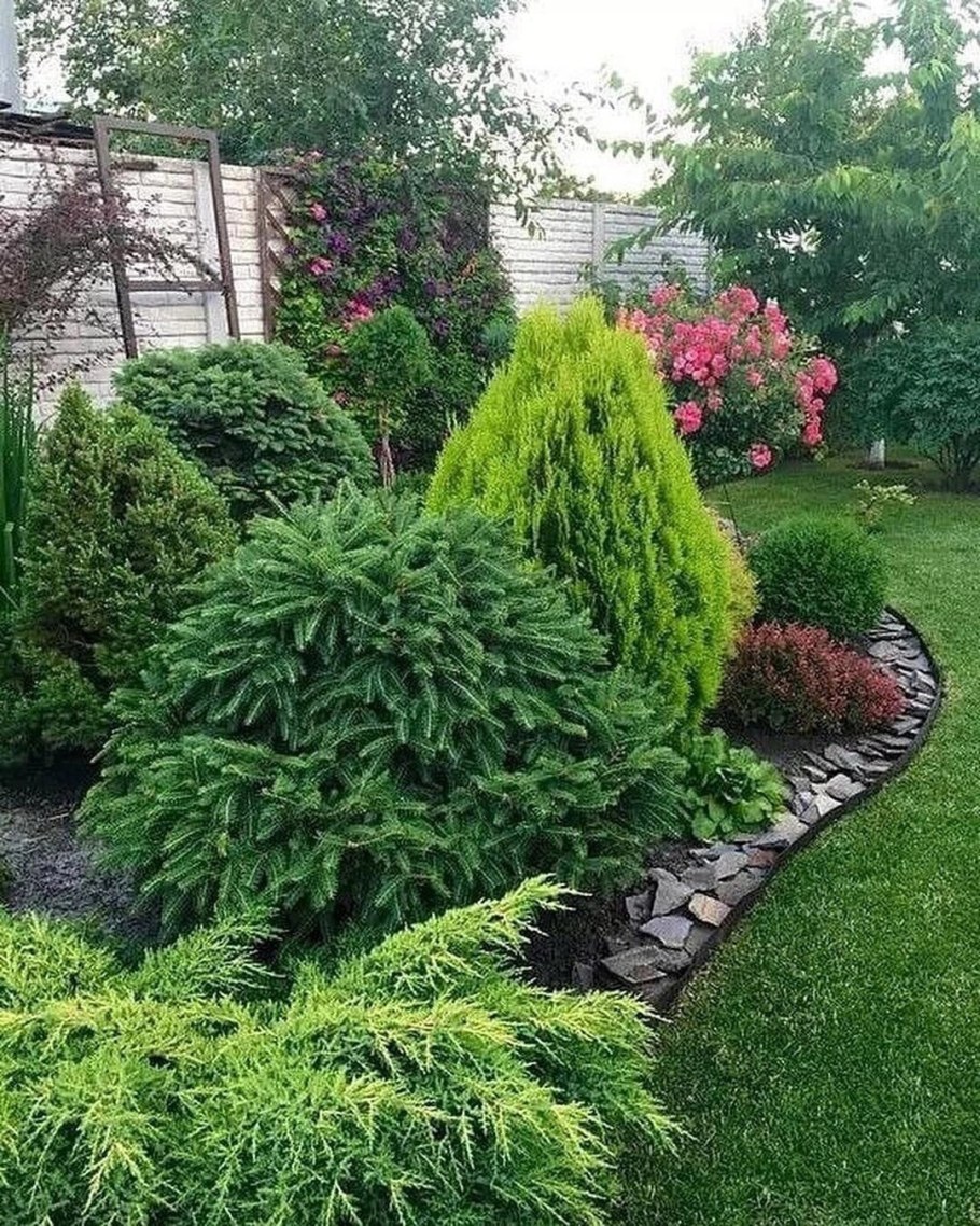 Розарий с хвойниками