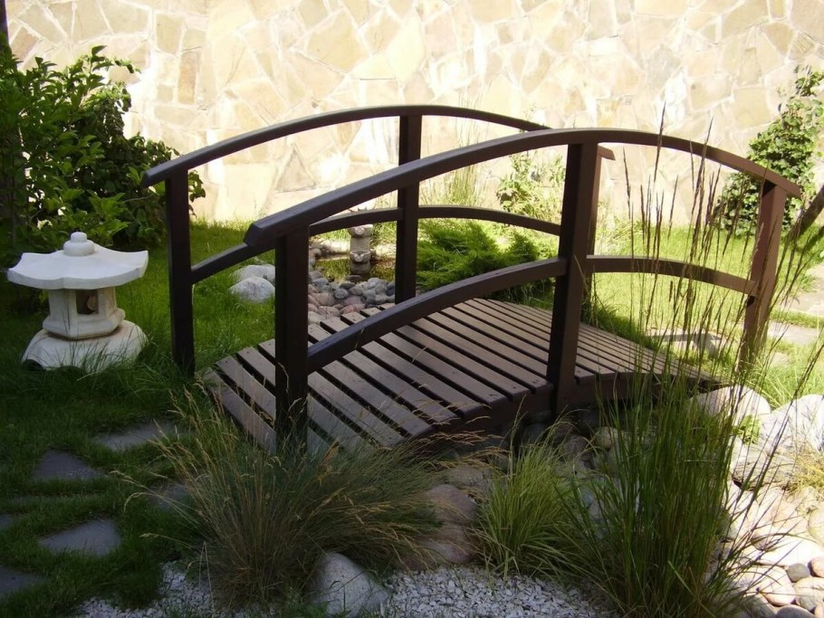 Мостик декоративный для дачи своими