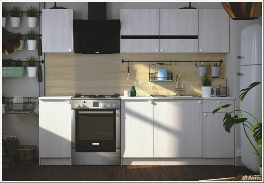 Кухня Леда белая Леруа Мерлен