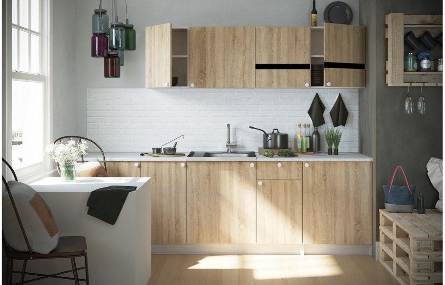 Кухня "Ронда" дуб сонома