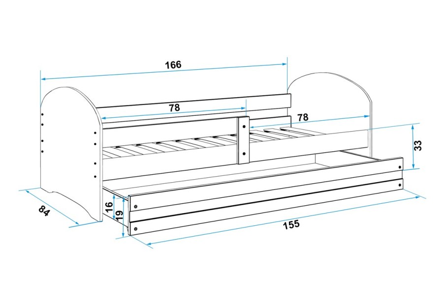 Сборочный чертеж каркаса кровати