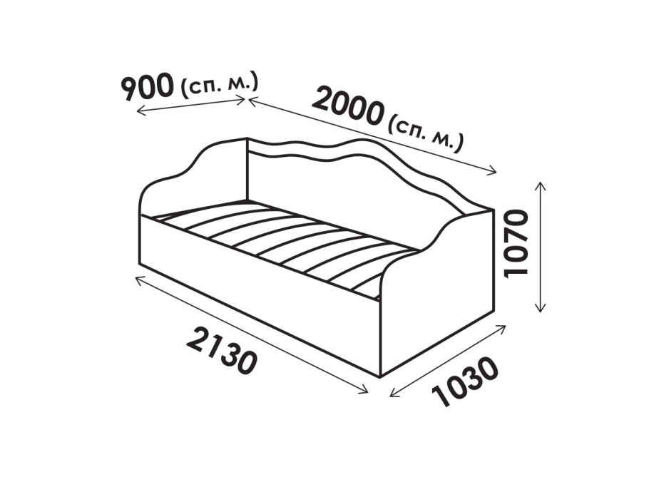 Трехъярусная кровать Golden Kids 10.1