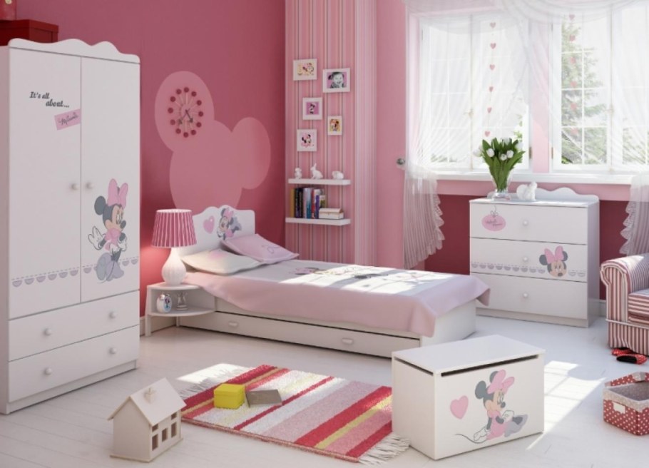 Белая мебель для подростка девочки