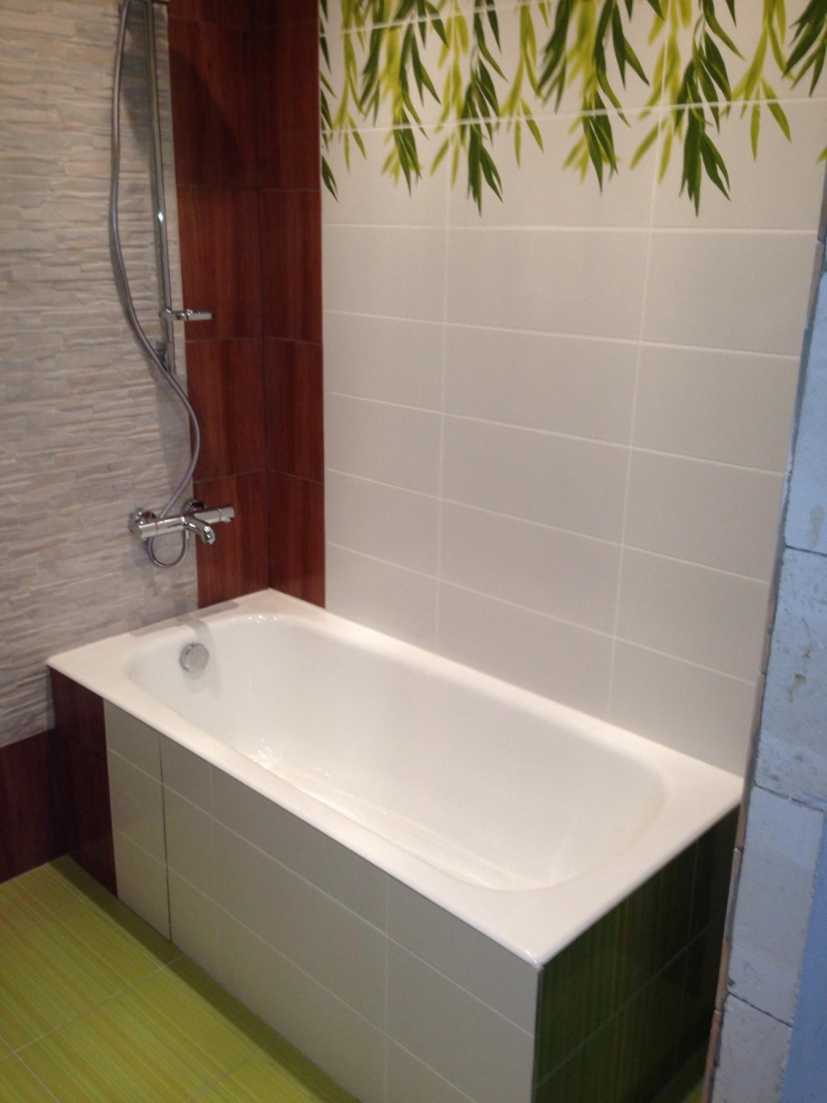 Бюджетная отделка ванны