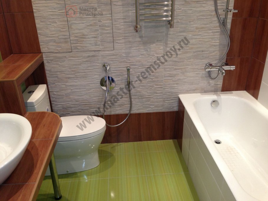Ванная в новостройке