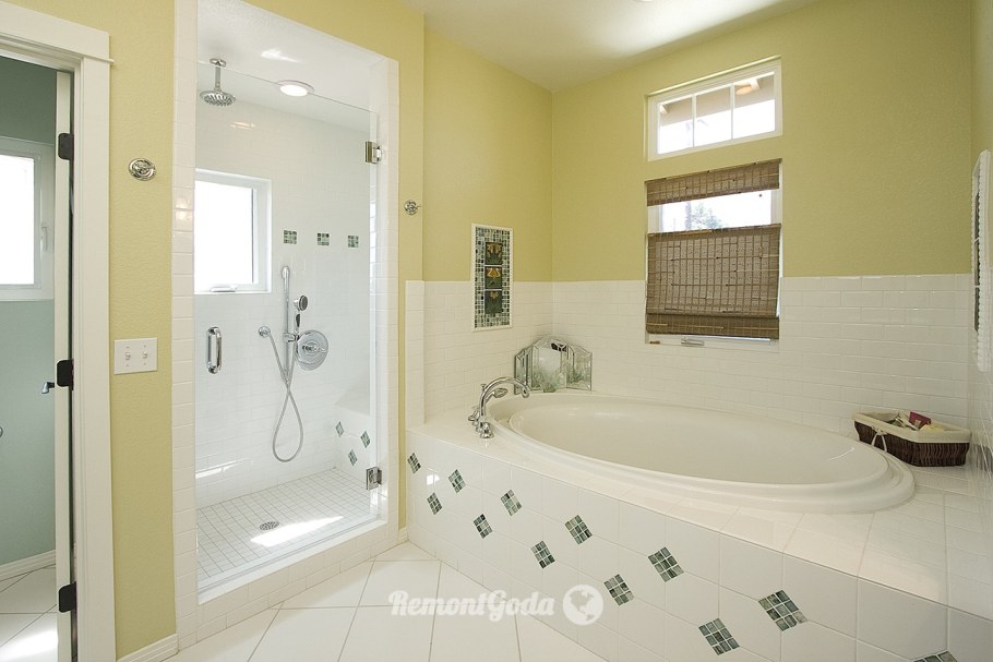 Бюджетная отделка ванной комнаты