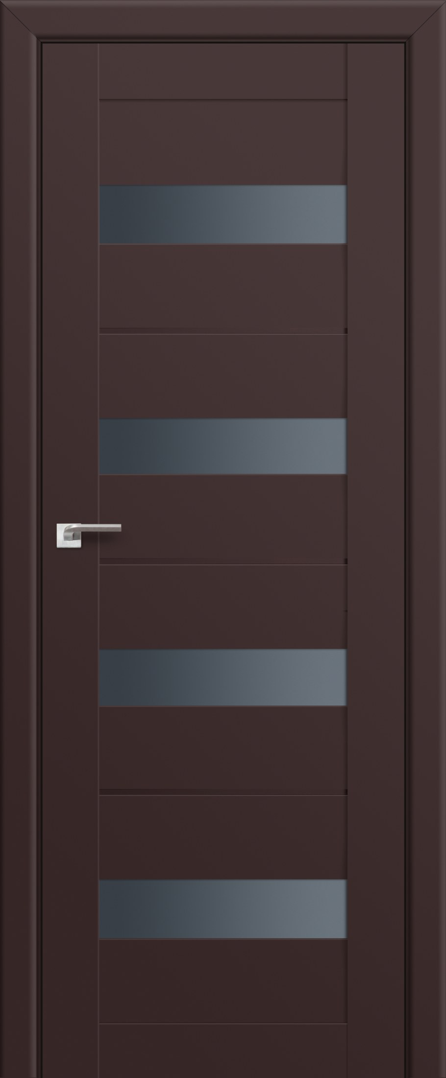 Двери профиль Дорс коричневые
