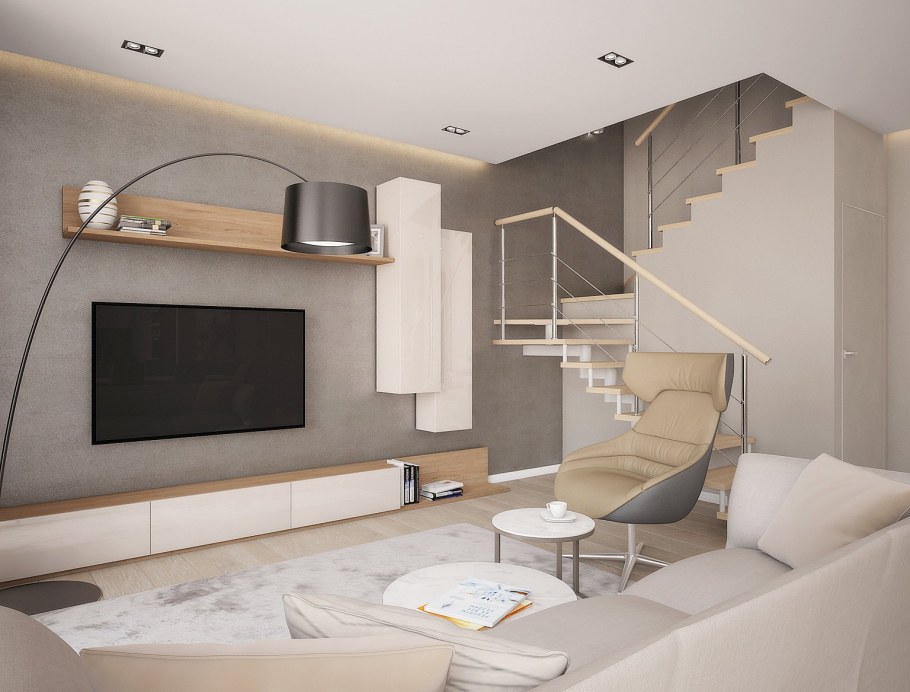 Двухуровневые студии 30кв