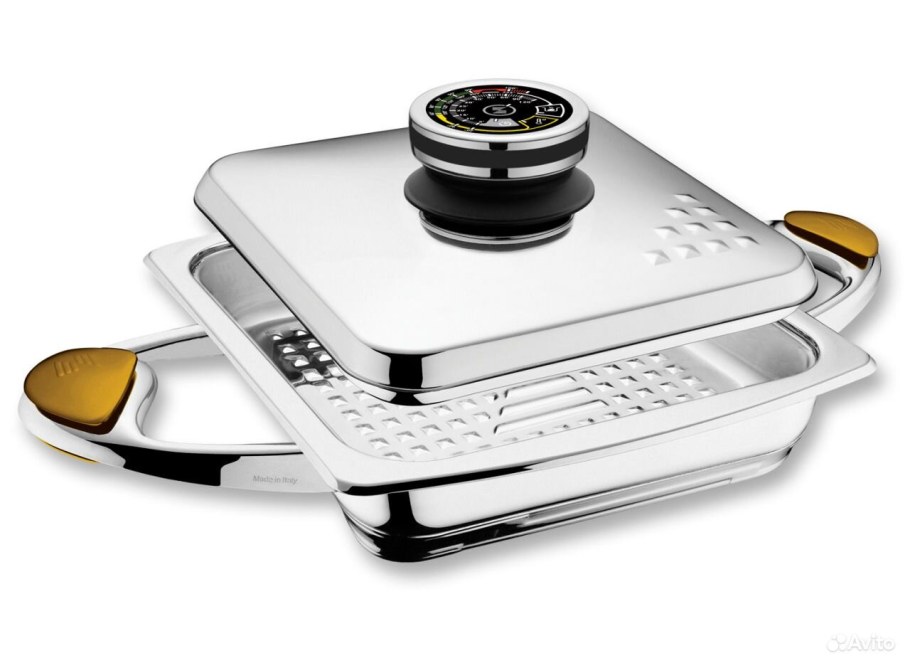 Сковорода-гриль Zepter Masterpiece COOKART Quadra z-q2323 23x23 см с крышкой