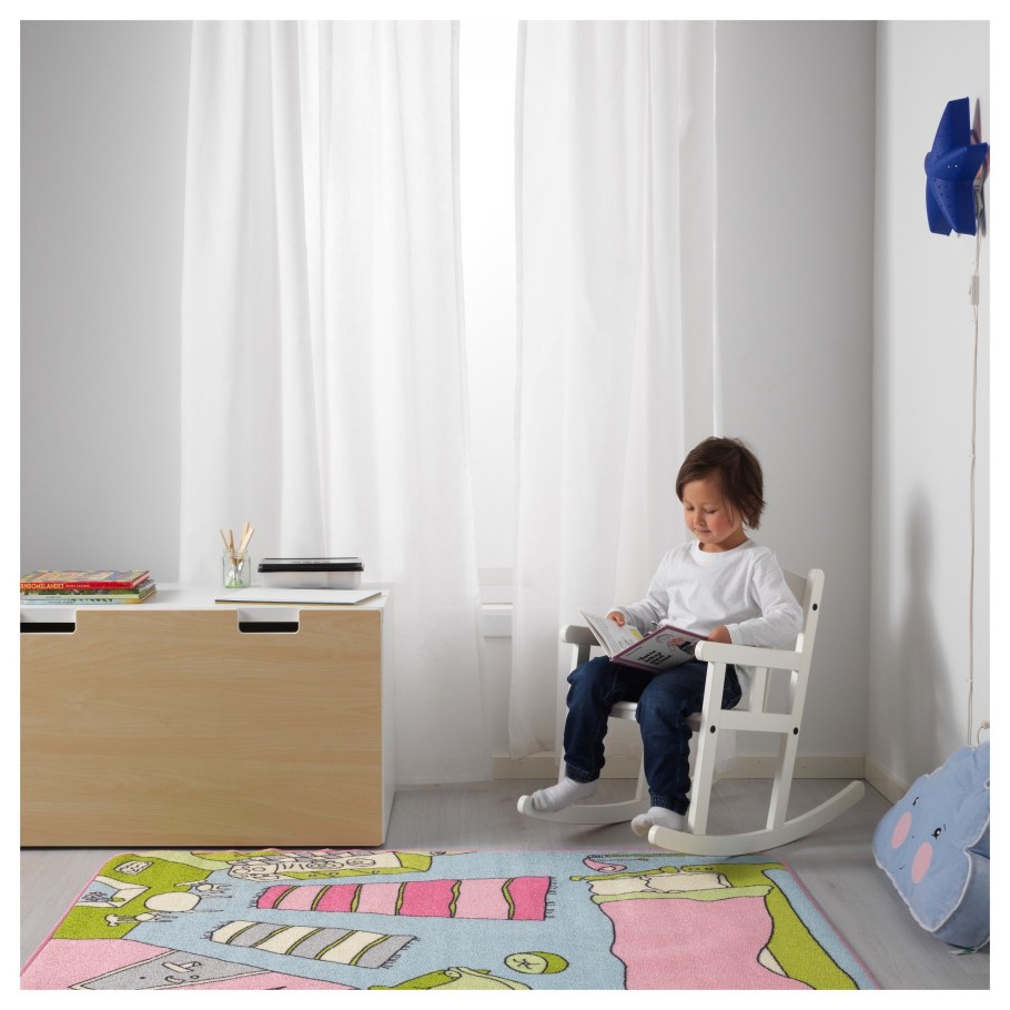 Детское кресло качалка СУНДВИК икеа