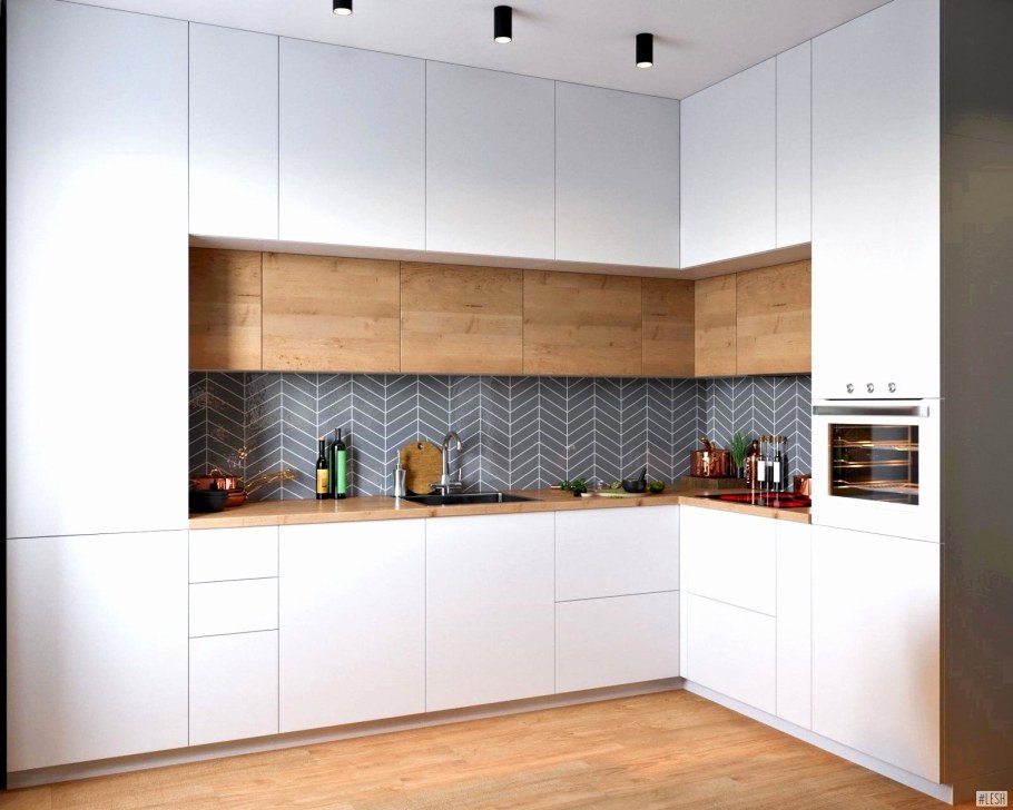 Кухня до потолка угловая