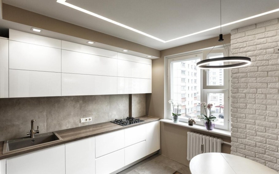 Кухонный гарнитур до потолка