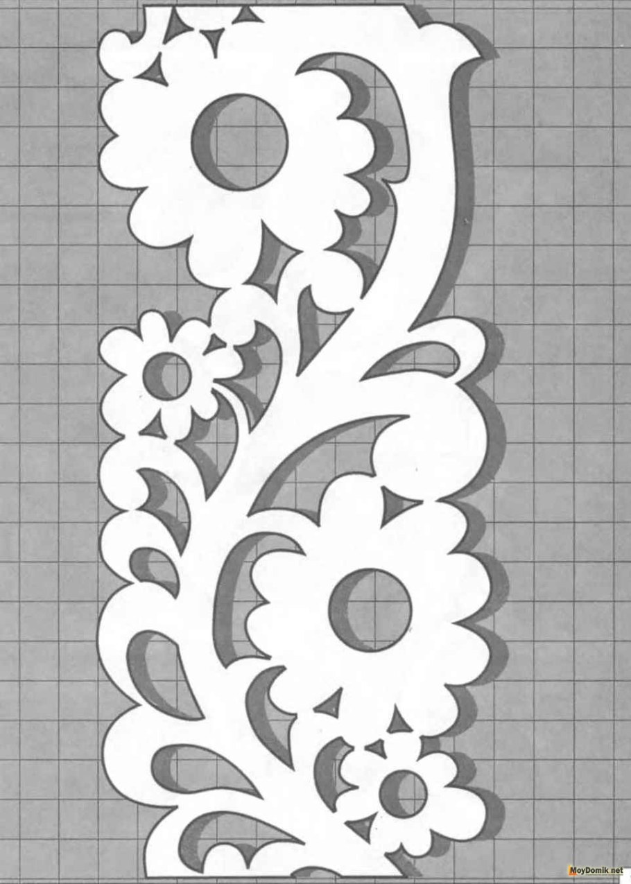 Финские наличники чертеж