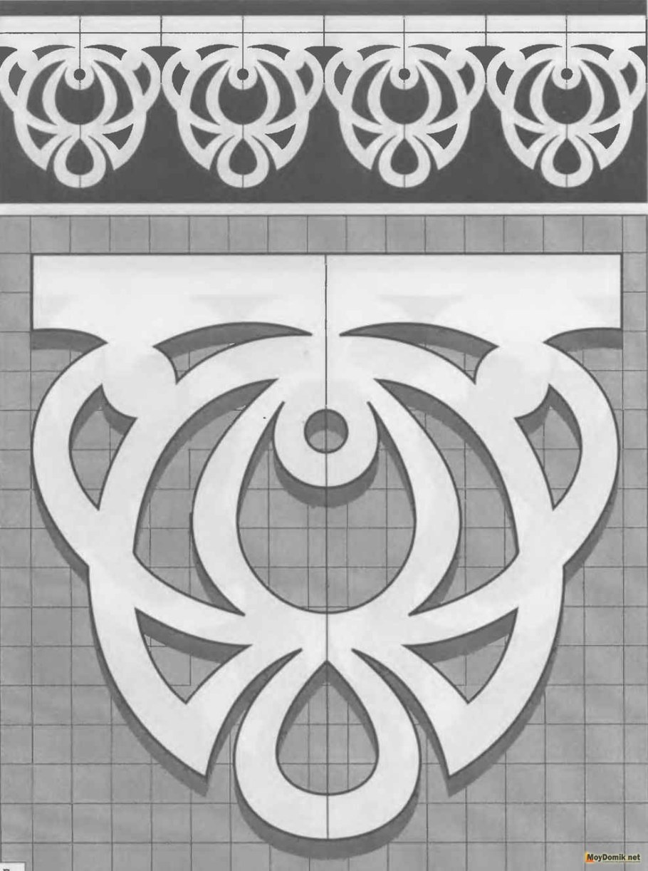 Пропильная домовая резьба чертежи