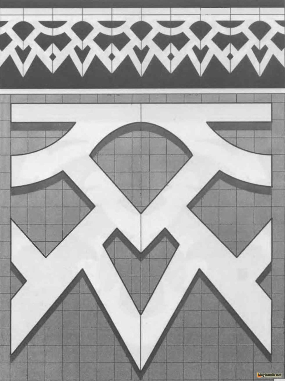 Трафареты для прорезной резьбы по древесины