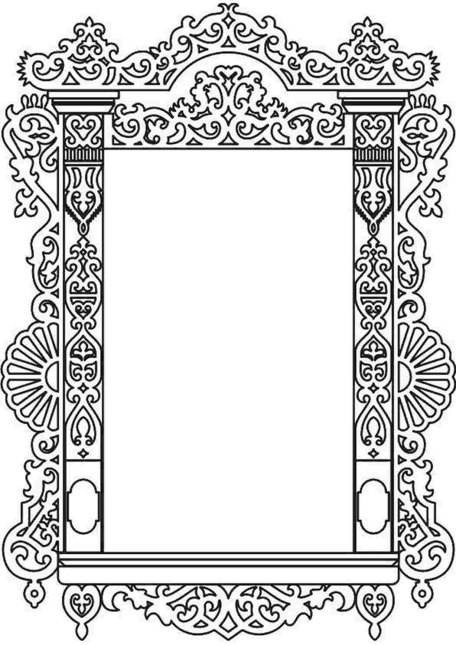 Владимирская пропильная резьба наличники