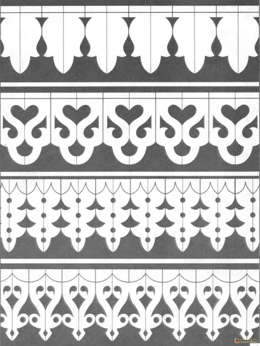 Прорезная пропильная резьба по дереву