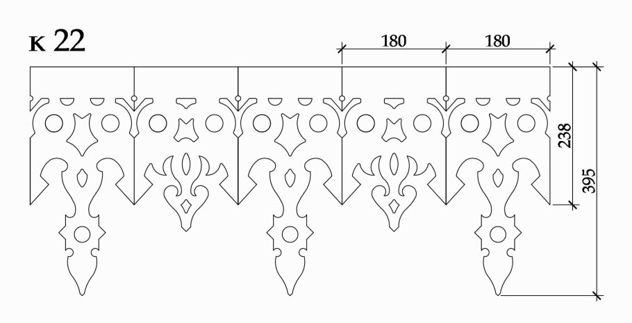 Эскиз наличника