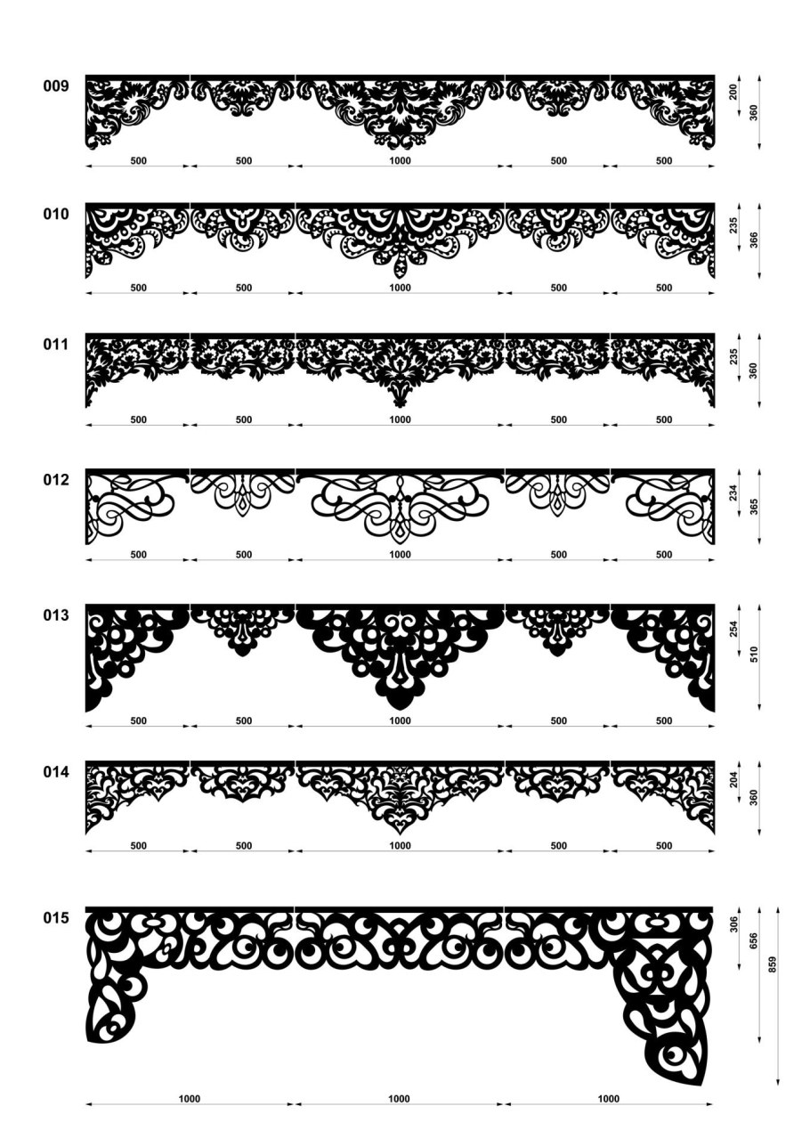 Чертеж причелины