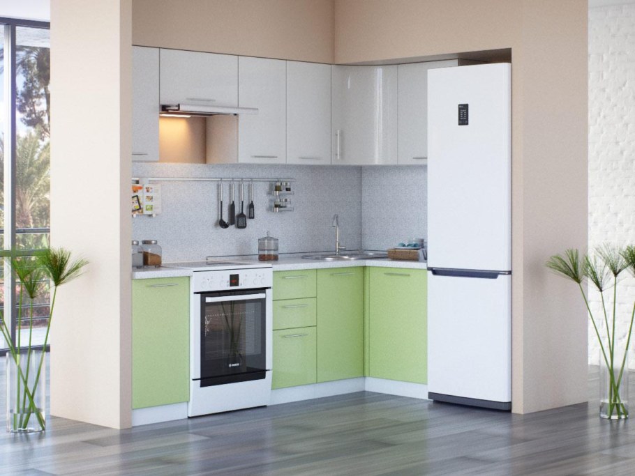 Маленькая угловая кухня