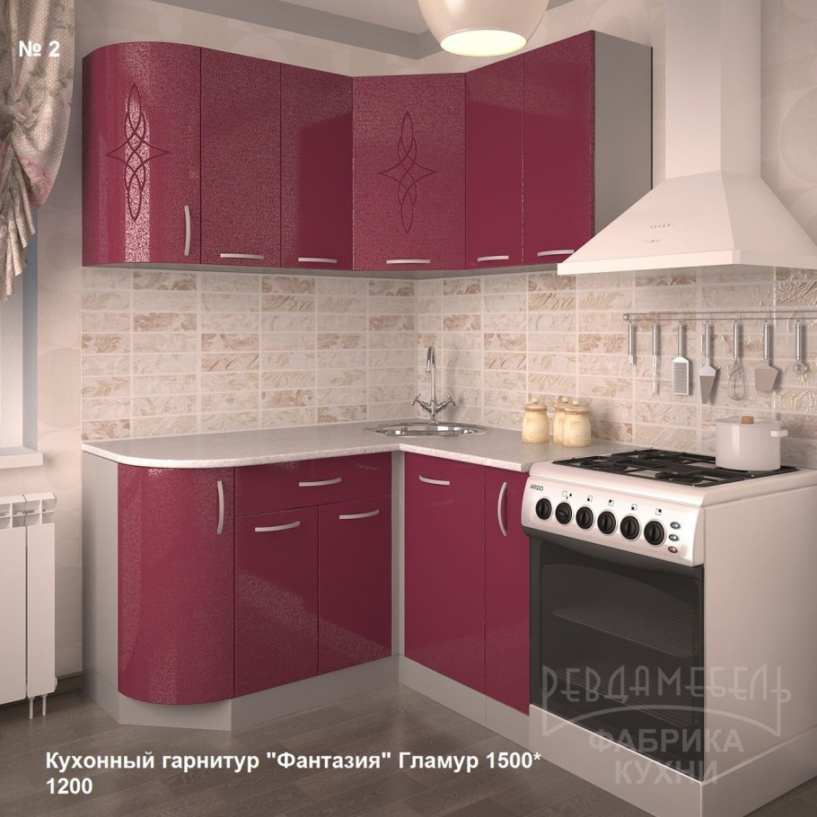 Кухонный гарнитур "гарнитур 1 белый Вегас"