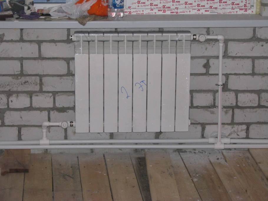 Система отопления двухтрубная система схема