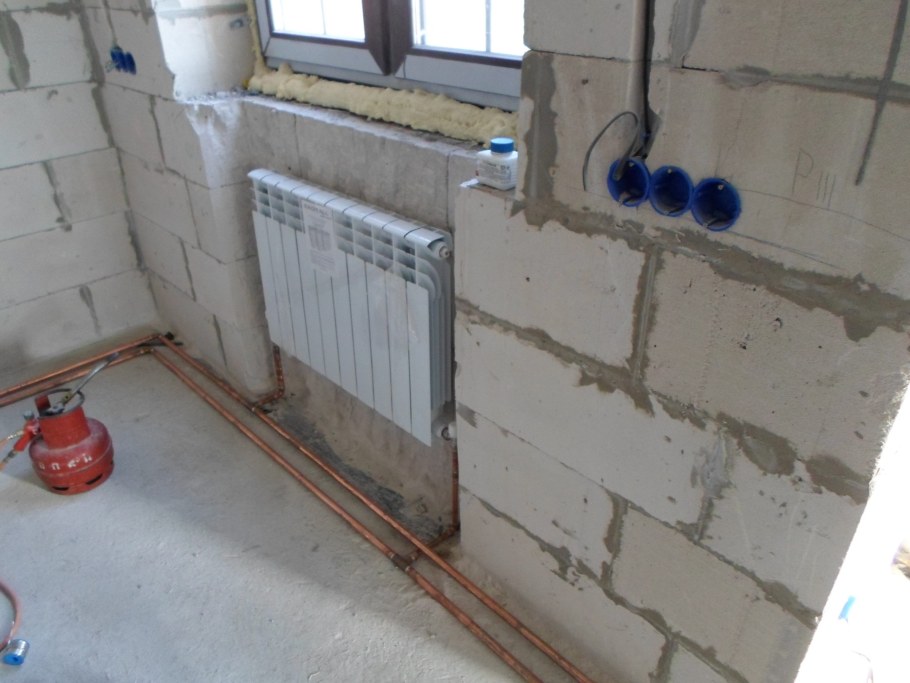 Монтаж радиаторного отопления