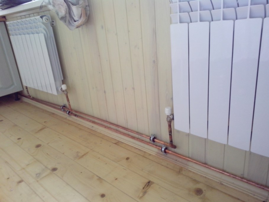 Монтаж радиаторов отопления двухтрубная система отопления