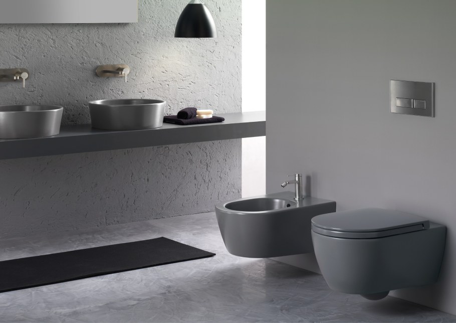 Унитаз подвесной безободковый Hatria Fusion a0y1cc08