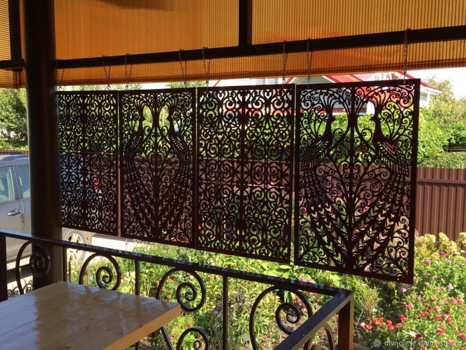 Решетка деревянная большая 680*300 рв2