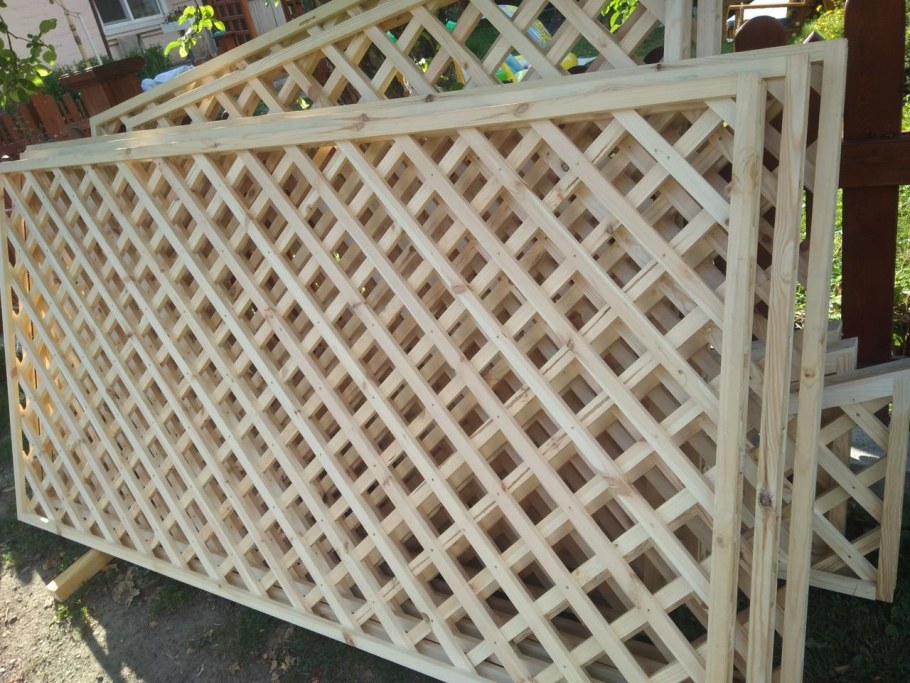 Деревянные решетки для беседки Леруа Мерлен