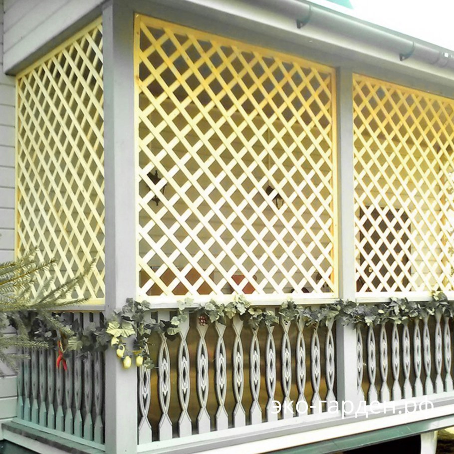 Решётка(пергола,шпалера) деревянная 138*109