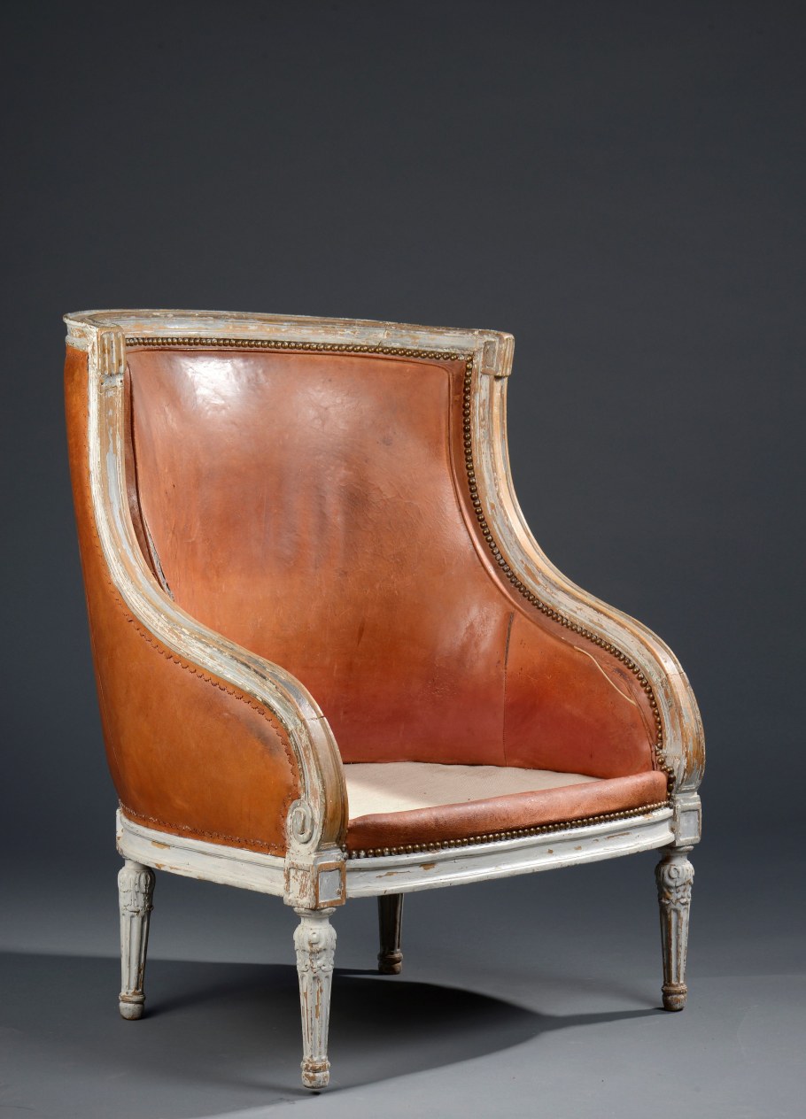 Louis XV Bergere Wing Armchair