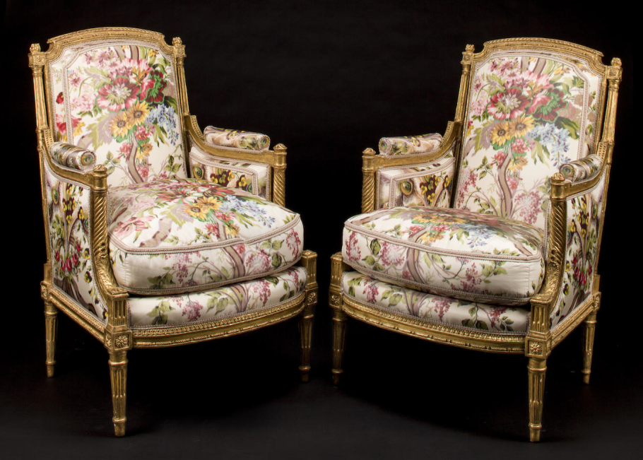Louis XVI кресло Bergere