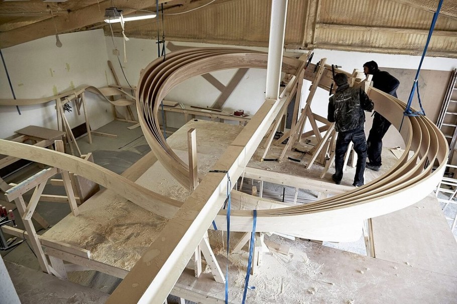 Трехшарнирная клеефанерная рама