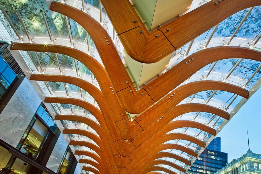 Большепролетная арочная ферма