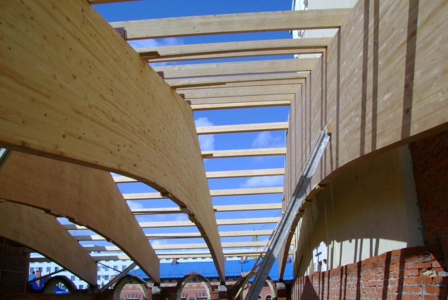 Зальцбург деревянные сооружения большепролетные