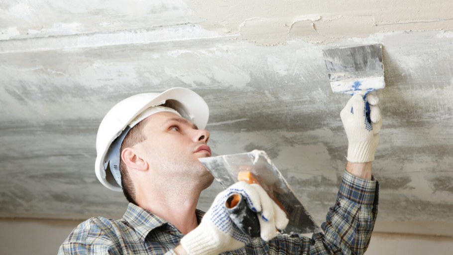 Побелка потолка водоэмульсионной краской