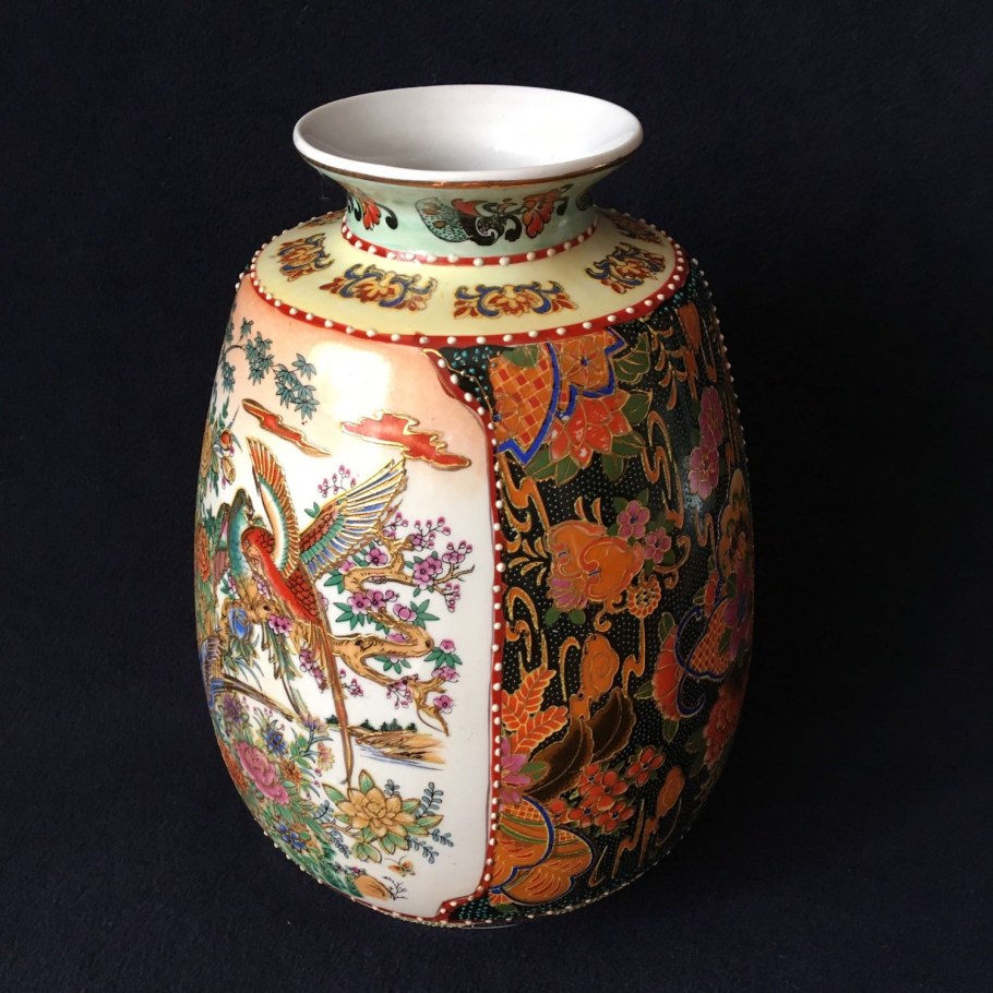 Ваза Vase oriental Dragon White large