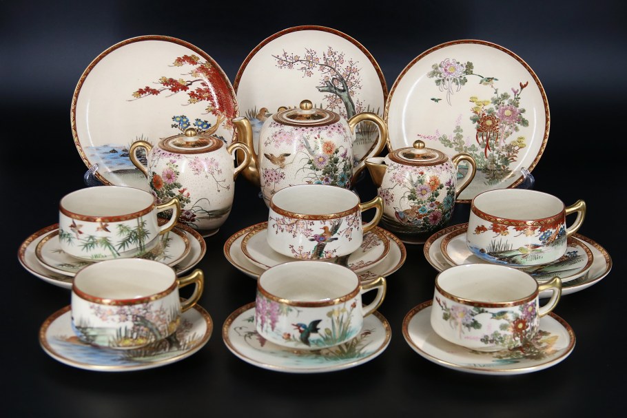 Японский сервиз Сацума