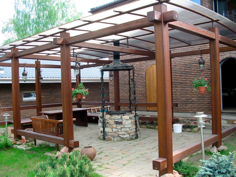 Веранда из металла